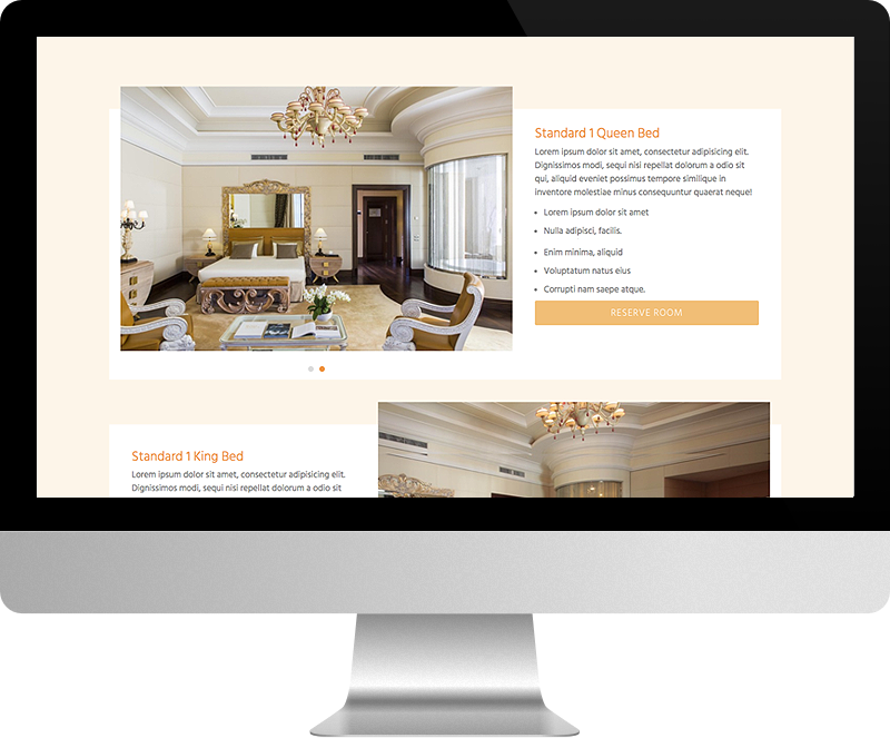 LuxuryRes Hotel Website Design