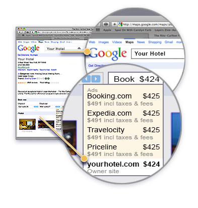 Book Live Reservations via Google